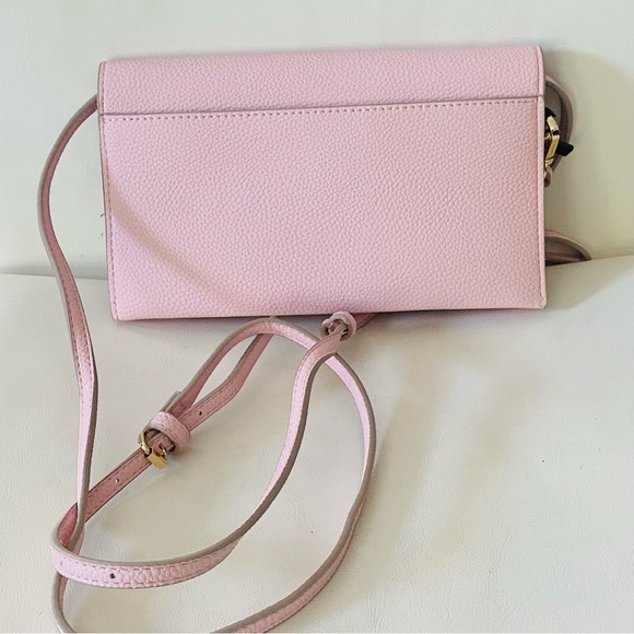 NWT - Nanette Lepore Light Pink Crossbody bag with wallet insert. - Picture 4 of 6